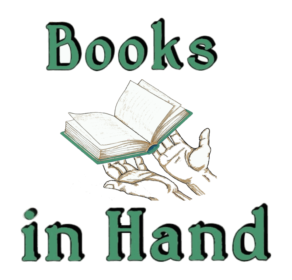 Books in Hand — an open book resting on a pair of open hands